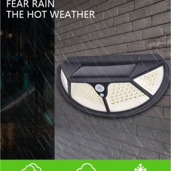 Fonksiyonel Sensörlü 102 Ledli Solar Bahçe Lambası