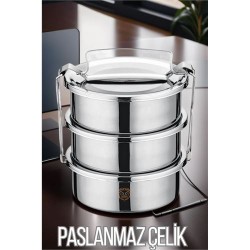 Engithalat Sefer Tası Paslanmaz Çelik Yemek Kabı 17 cm