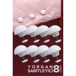 Engithalat Yorgan Çarşaf Kılıf Sabitleyici 8 Adet Mantar Model