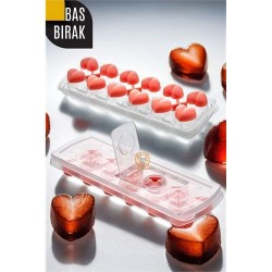 Engithalat Bas-Bırak Kapaklı Silikon Buz Kalıbı