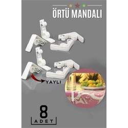 Engithalat Yaylı Masa Örtüsü Mandalı 8 ADET