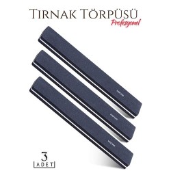 Engithalat Manikür Pedikür Tırnak Törpüsü 100/180 Grid Profesyonel 3 Adet