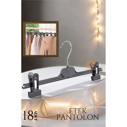 Engithalat Etek Pantolon Eşarp Kıskaçlı Askı 18 li SET