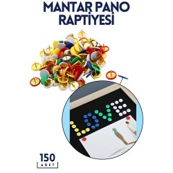 Engithalat Renkli Pano Raptiyesi 150 ADET