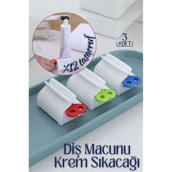 Engithalat Diş Macunu Krem Sıkacağı 3 lü Set Tuppo Design