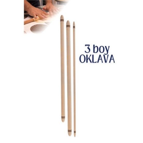 Engithalat 3 Model Oklava Seti 60 ve 80 Cm Engithalat 3 Model Oklava Seti 60 ve 80 Cm