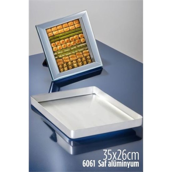 Modacar Baklava Tepsisi Alüminyum 35x26 cm Modacar Baklava Tepsisi Alüminyum 35x26 cm