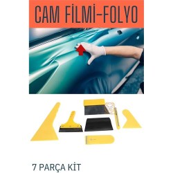 Engithalat Cam Filmi ve Folyo Uygulama Kiti 7 Parça Duvar Kağıdı Vinil Uygulama Kiti