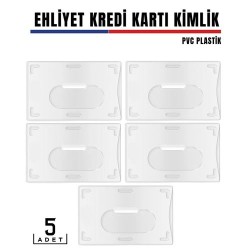 Engithalat 5 li Paket Ehliyet ve Kimlk Kart Koruyucu