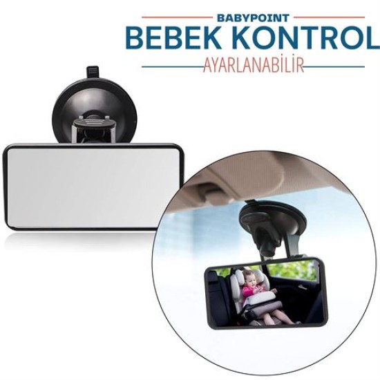 ModaCar BabyPoint Ayarlanabilir Bebek Kontrol Aynası ModaCar BabyPoint Ayarlanabilir Bebek Kontrol Aynası
