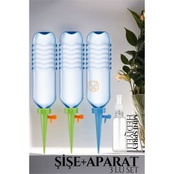 Engithalat Çiçek Damlama Sulama Şişe Aparat Seti 3 Şişe