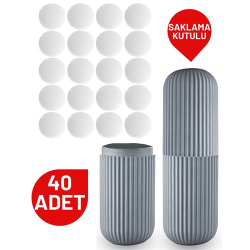 Engithalat 40 Adet Tablet Güve Topu Naftalin Kutulu Set
