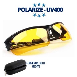 Engithalat Polarize UV400 Sarı Camlı Güneş Gözlüğü