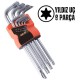 ModaCar Yıldız Torx Combination 9 Parça Alyan Seti ModaCar Yıldız Torx Combination 9 Parça Alyan Seti