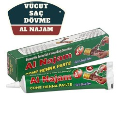 Engithalat Al Najam Kırmızı Vücut Saç Dövme Hint Kınası