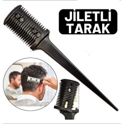 Engithalat Jiletli Kırık Saç Sakal Düzletme İnceltme Tarağı