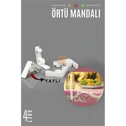 Engithalat Yaylı Masa Örtüsü Mandalı 4 ADET