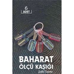 Engithalat 6 lı Şeffaf Baharat Kaşığı Camino Design