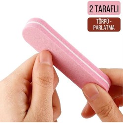 Engithalat Mini Tırnak Törpü ve Parlatma Blok Sünger 2 Yüzey