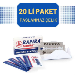 Engithalat Rapira 20 Adet Çelik Tıraş Jileti