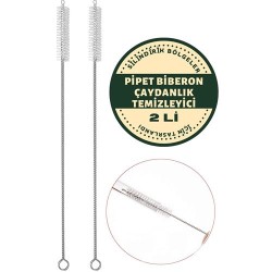 Engithalat 2 Adet Pipet Emzik Çaydanlık Temizleyici Fırça