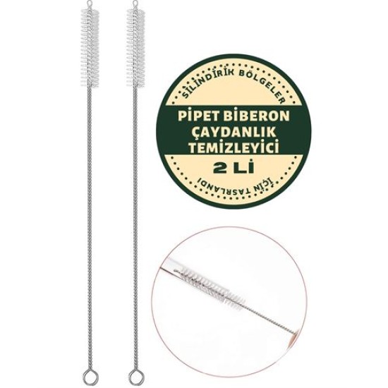 ModaCar 2 Adet Pipet Emzik Çaydanlık Temizleyici Fırça ModaCar 2 Adet Pipet Emzik Çaydanlık Temizleyici Fırça