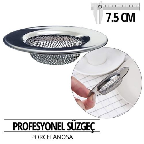 ModaCar Profesyonel 7.5 cm Çap Lavabo Süzgeci ModaCar Profesyonel 7.5 cm Çap Lavabo Süzgeci