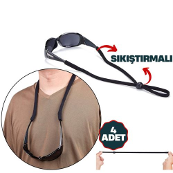 Engithalat Savino 4 Adet Ayarlanabilir Sıkıştırmalı Gözlük İpi