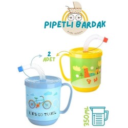 Engithalat Pipetli Bardak 2 li Momma Design