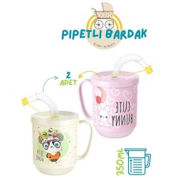 Engithalat Pipetli Bardak 2 li Momma Design