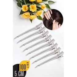Engithalat Saç Klipsi Metal Toka 100 Adet Absolute Design