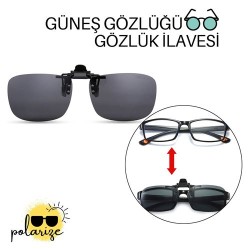 Engithalat Güneş Gözlüğü Gözlük İlavesi Clip-On Polarize