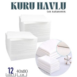Engithalat Tek Kullanımlık Kuru Havlu Çok Amaçlı 40X80 CM 12 Adet