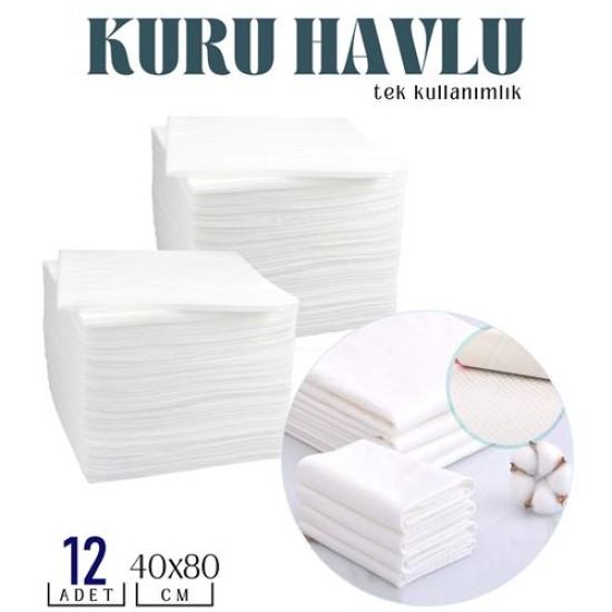 Engithalat Tek Kullanımlık Kuru Havlu Çok Amaçlı 40X80 CM 12 Adet Engithalat Tek Kullanımlık Kuru Havlu Çok Amaçlı 40X80 CM 12 Adet