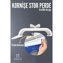 Modacar Kornişe Stor Perde Montaj Aparatı 15 ADET