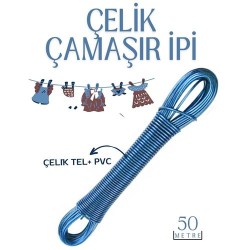 Engithalat 50 mt Çelik Çamaşır İpi