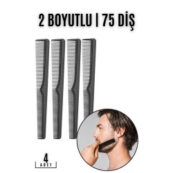 Engithalat Sakal Bıyık Saç Tarağı 4 lü SET Jess Design