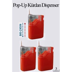 Engithalat Otomatik Bas-Bırak Kürdanlık 3 lü Set