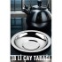 Engithalat 18 li Metal Çay Tabağı Veneta Design Seti