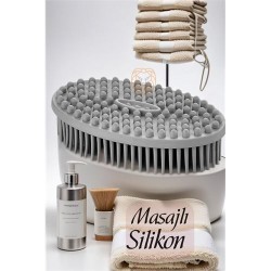 Engithalat Masajlı Silikon Banyo Fırçası Nuage Design