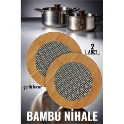 Engithalat 2 li Bambu Çelik Telli Nihale Falper Design