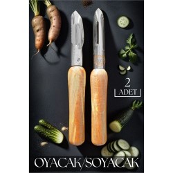 Engithalat Soyacak Oyacak Ahşap Saplı 2 li Set Scopelliti Design