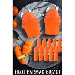 Engithalat Hızlı Parmak Bıçağı Başparmak Sebze Kesici 2 li set
