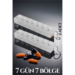 Engithalat İlaç Takip Kutusu 7 Gün 7 Bölme Fauget Design