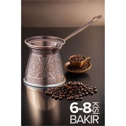 Engithalat 6-8 Kişilik XL Bakır Cezve İndüksiyon Tabanlı