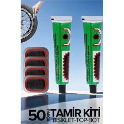 Engithalat Lastik Yaması 50 li Set Bisiklet Top Bot