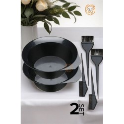 Engithalat 2 SET Saç Boyama Tabak Fırça Krepe Tarak Seti
