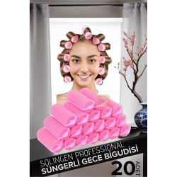 Engithalat Süngerli Gece Bigudisi 3 cm 20 Adet Solingen Professional