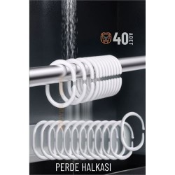 Engithalat Banyo Perde Halkaları 40 ADET