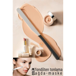 Engithalat Maske Sıvı Fondöten Tonlama Spatulası Çelik
